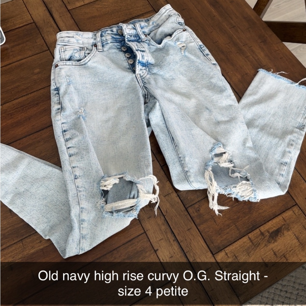Old Navy high rise curvy O.G. Straight